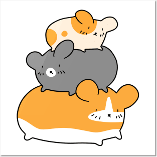 Hamster Stack Posters and Art